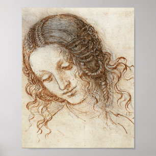Poster Leonardo da Vinci - Chef de Leda