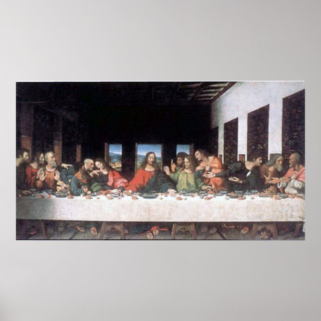 Poster Leonardo da Vinci Dernière souper (Devant)