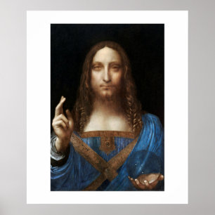 POSTER : LEONARDO DA VINCI : SALVATOR MUNDI