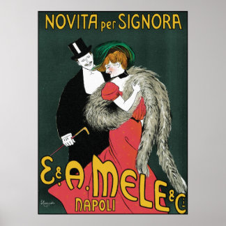 Poster Leonetto Cappiello Novita Par Signora