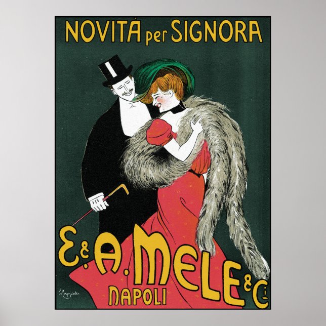 Poster Leonetto Cappiello Novita Par Signora (Devant)