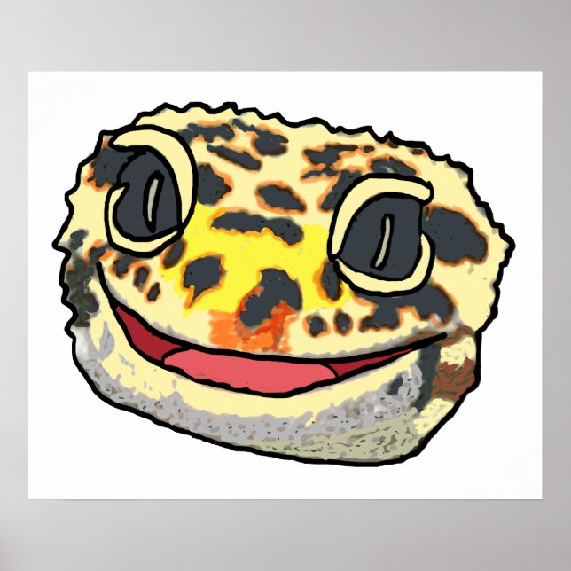 Poster Leopard Gecko (Devant)