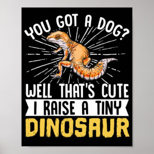 Poster Leopard Gecko Tu As Un Chien ? Eh Bien, C'Est Mign
