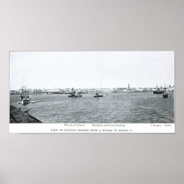 Poster L'épave de l'USS Maine (Devant)