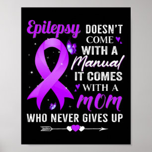 Poster L'épilepsie n'est pas accompagnée d'une purpe de s