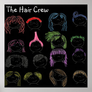 Poster L'équipage de cheveux