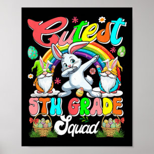 Poster L'équipe de 5e année la plus chanceuse Pâques Dabb