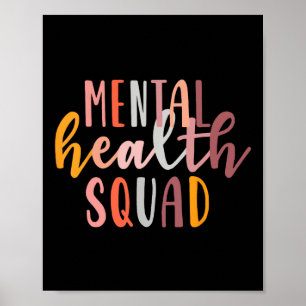 Poster L'Équipe De La Santé Mentale Mettre Fin À La Stigm