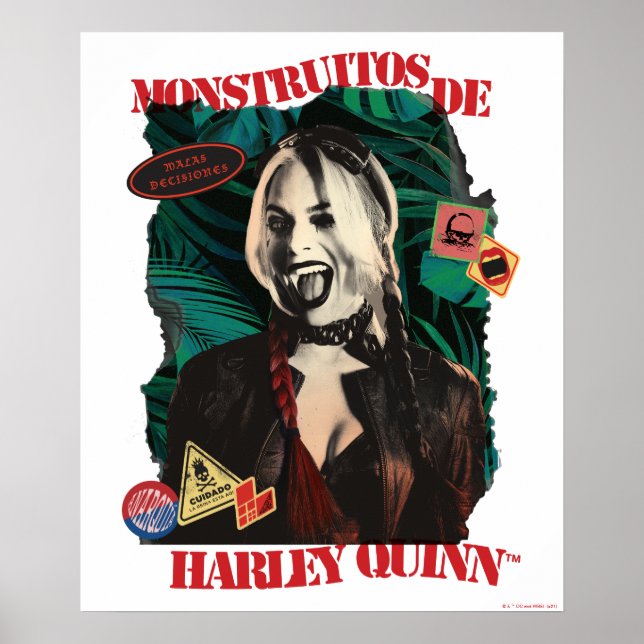 Poster L'équipe du suicide | Harley Quinn Winking (Devant)
