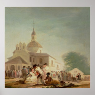 Poster L'Ermitage de San Isidro, Madrid, 1788