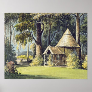 Poster L'Ermitage, du Repository of Arts d'Ackermann