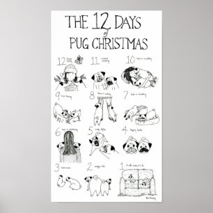 Poster Les 12 Jours de Noël Carlin