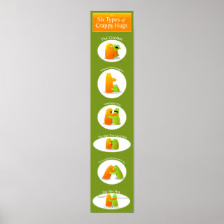 Poster Les 6 types de porcs merdiques