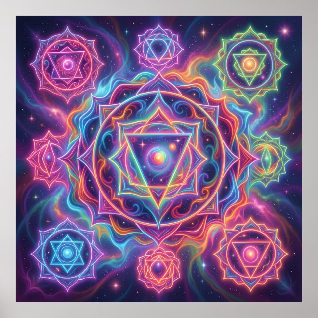 Poster Les 7 Chakras´10 (Devant)