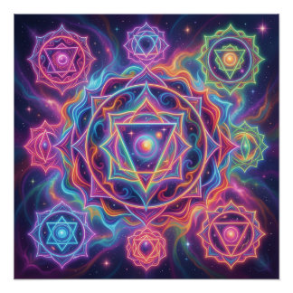 Poster Les 7 Chakras´10