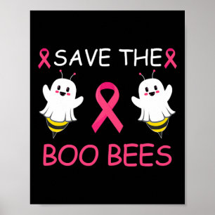 Poster Les abeilles Boo Halloween Amusantes Sensibilisati