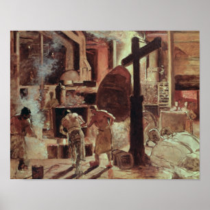 Poster Les aciéries