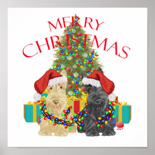 Poster Les aides du Père Noël