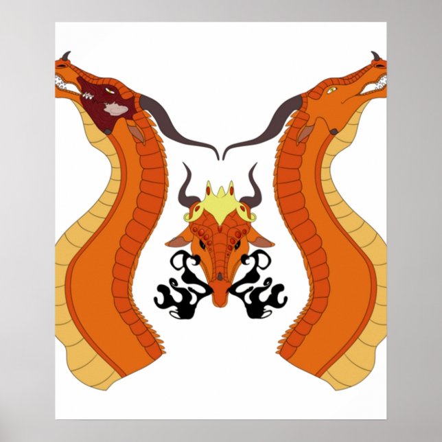 Poster Les ailes de feu comme le classique (Devant)