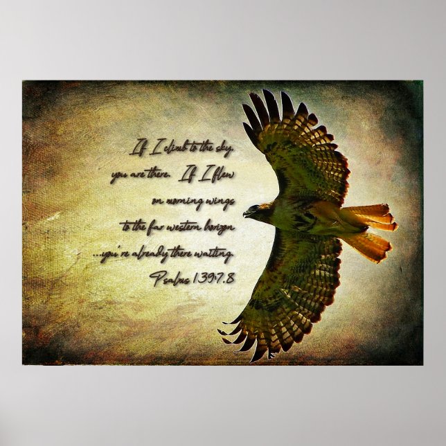 Poster Les ailes de l'inspiration matinale (Devant)