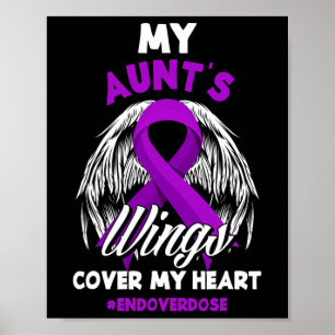 Poster Les ailes de ma tante couvrent Mon coeur en fin de