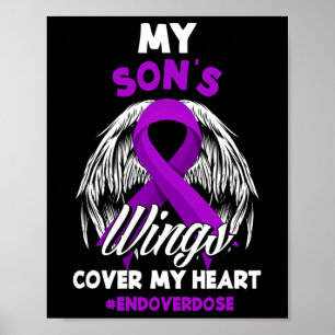 Poster Les ailes de mon fils couvrent ma surdose de fin d