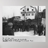 Les alentours de la Maison des Syndicats,