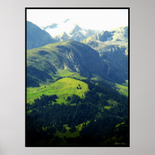 Poster Les Alpes suisses
