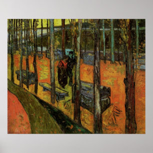 Poster Les Alyscamps (Cimetière) par Vincent van Gogh