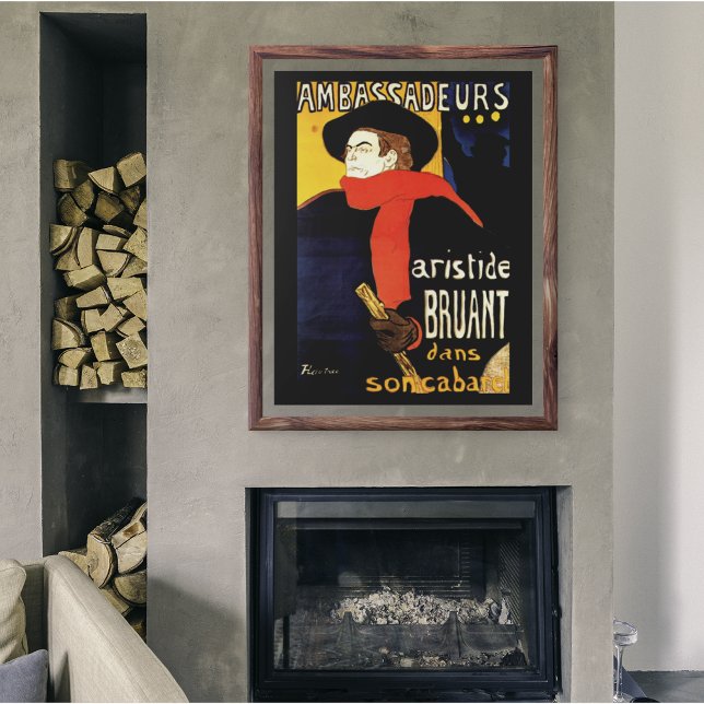 Poster Les Ambassadeurs Aristide Bruant dans son cabaret (Créateur téléchargé)