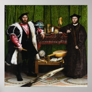 Poster Les Ambassadeurs de Hans Holbein le Jeune