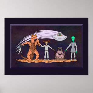 Poster Les Amis Peu Importe Les Différences