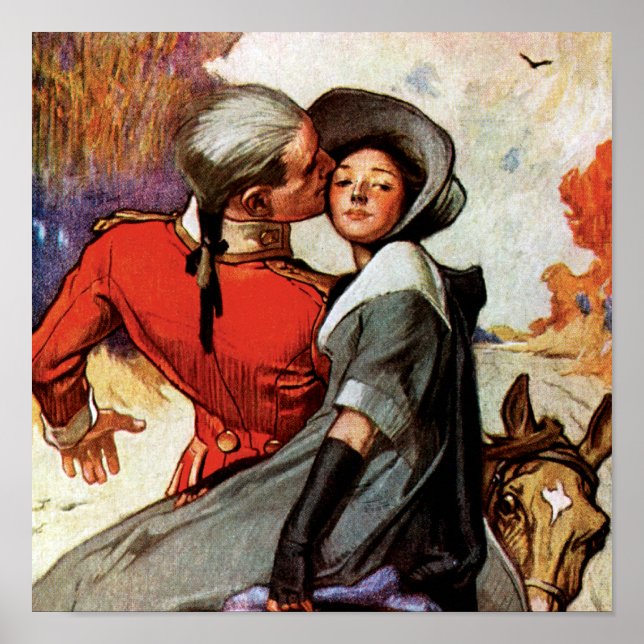 Poster Les amoureux du cheval (Devant)