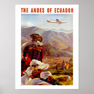 Poster Les Andes de l'Equateur