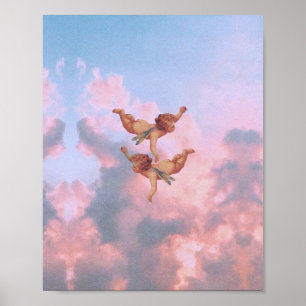 Poster Les anges dans le ciel