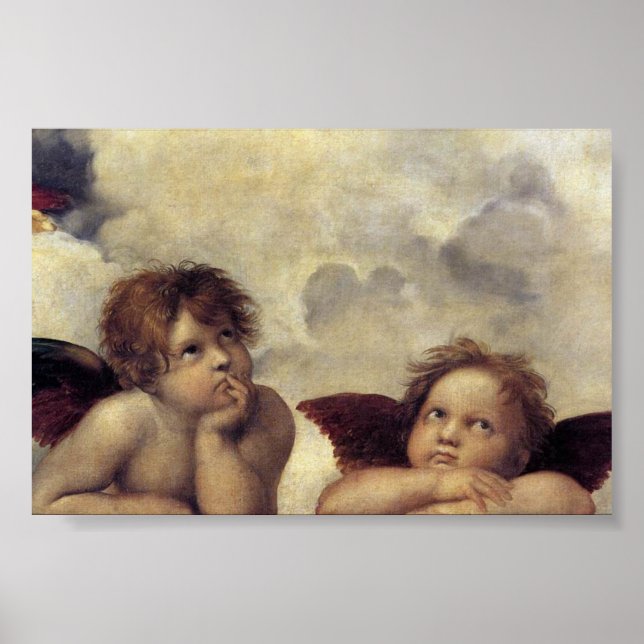 Poster Les anges de Raphaël (Devant)