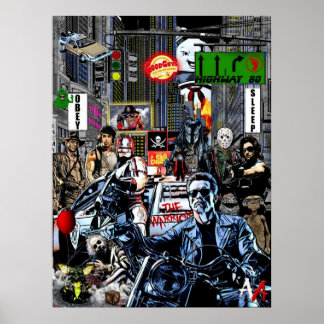 Poster les années 80