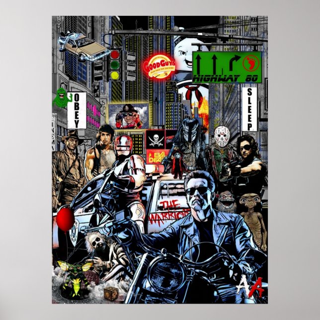 Poster les années 80 (Devant)