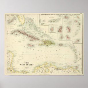 Poster Les Antilles