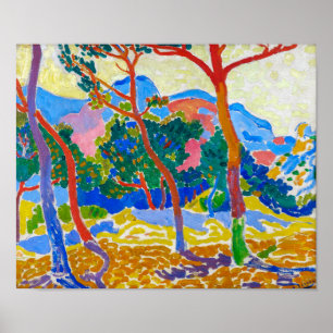 Poster Les arbres   Andre Derain  