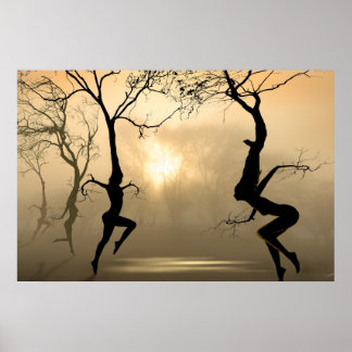 Poster Les arbres dansants