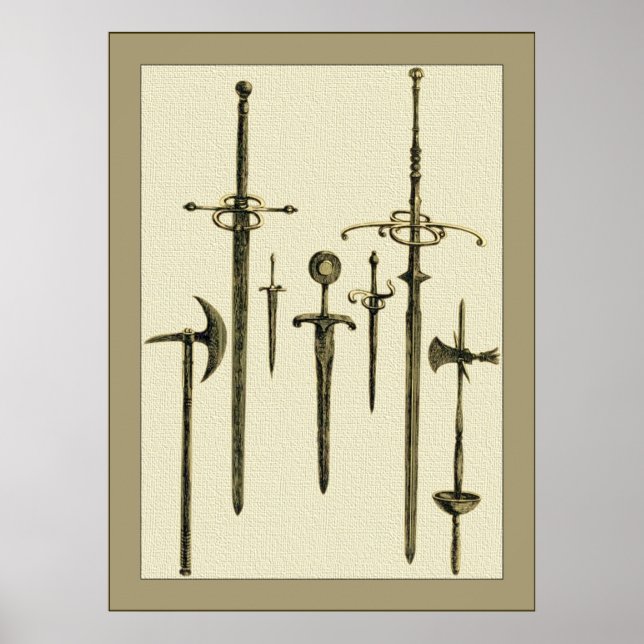 Poster Les armes d'un chevalier (Devant)