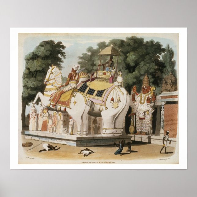 Poster Les autochtones rendent hommage à leur dirigeant,  (Devant)