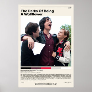 Poster Les Avantages D'Être Une Wallflower Stephen Chbosk