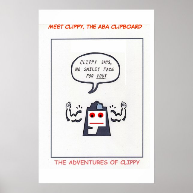 Poster Les aventures de Clippy, Meet Clippy (Devant)