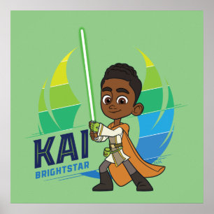 Poster Les Aventures des Jeunes Jedi Kai Brightstar
