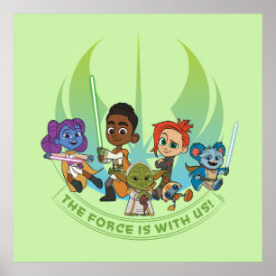 Poster Les Aventures des Jeunes Jedi - La Force est avec 