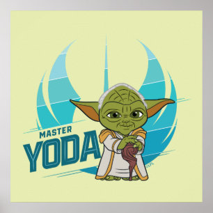 Poster Les Aventures des Jeunes Jedi Maître Yoda