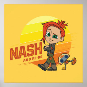 Poster Les Aventures des Jeunes Jedi Nash & RJ-83