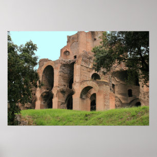 Poster Les bains de Caracalla